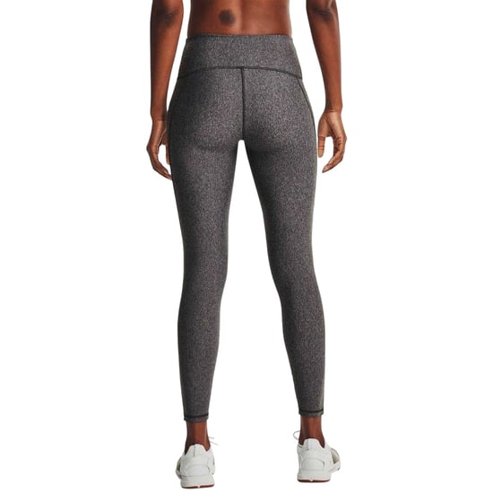 Under Armour HeatGear-tights för damer/kvinnor – högpresterande (Ljus kolgrå melerad) - Image 2