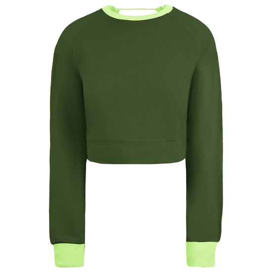 Puma x Rihanna Fenty Womens Laced Green Sweatshirt - Image 1