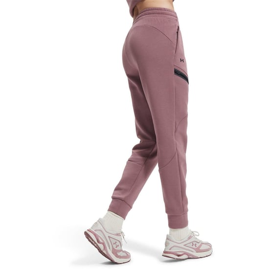 Under Armour Unstoppable fleece-joggingbroek voor dames (Bruin) - Image 2