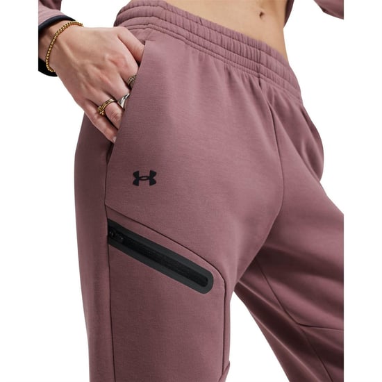 Under Armour Unstoppable fleece-joggingbroek voor dames (Bruin) - Image 5