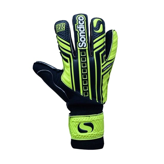 Sondico Unisex Adult Aerospine Goalkeeper Gloves (Black/Sun) - Image 2