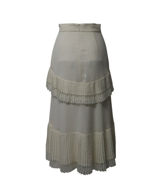 Zimmermann Midi Rok in Witte Polyester - Image 2