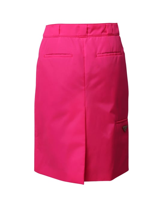 Prada Midi Rok in Roze Nylon - Image 3