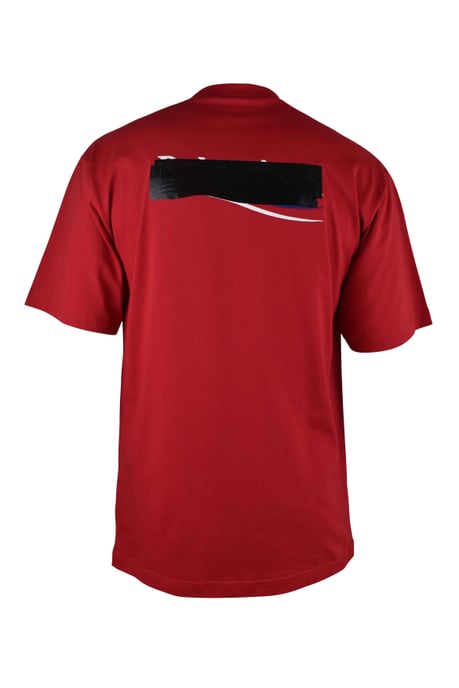Balenciaga T-shirt met losse pasvorm Rood - Image 2