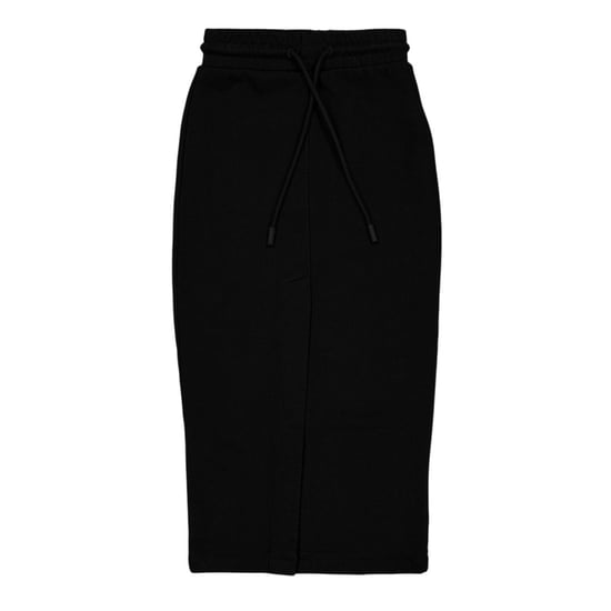 Off White Womens/Ladies Textured Fleece Midi Skirt (Black/White) - Image 2