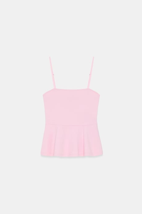 Fitted Square-neck Frilly Cami Top - Image 5