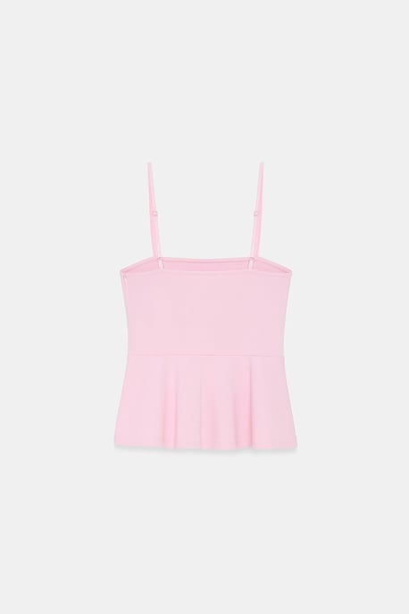 Fitted Square-neck Frilly Cami Top - Image 6
