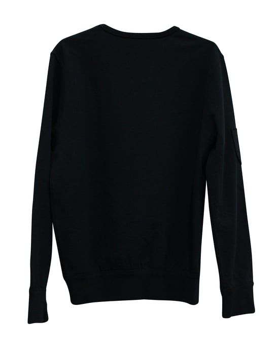 Alexander McQueen Crewneck Badges Pullover in Black Cotton - Image 2