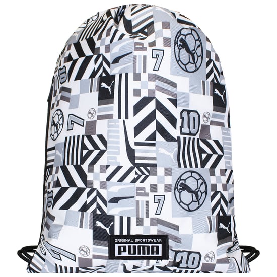 Puma Academy Mens Black/White Gym Sack - Image 1