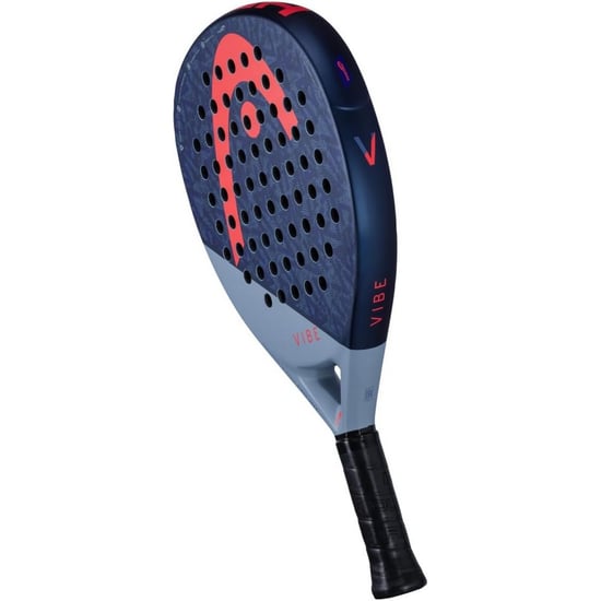 Head Vibe Blrd 2025 Padel Racket (Blue/Grey/Red) - Image 3