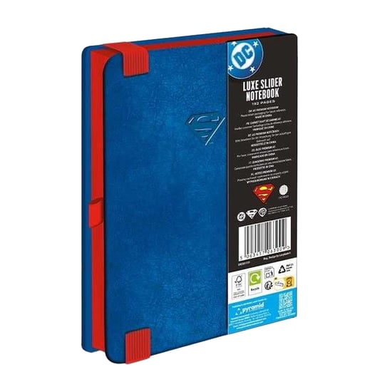 DC Comics Luxe Superman Notebook (Blue/Red) - Image 2
