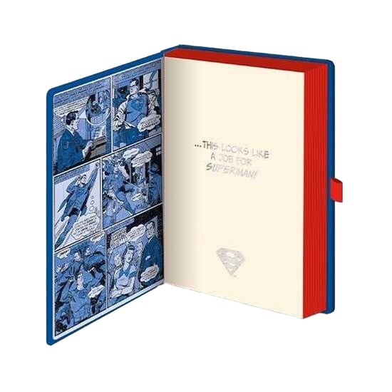 DC Comics Luxe Superman Notebook (Blue/Red) - Image 3