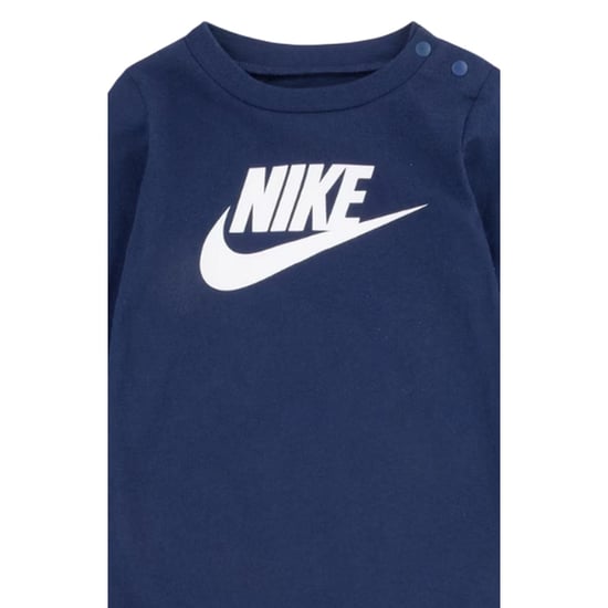 Nike Rompertje met logo en ronde hals voor baby’s (Marine) - Image 2