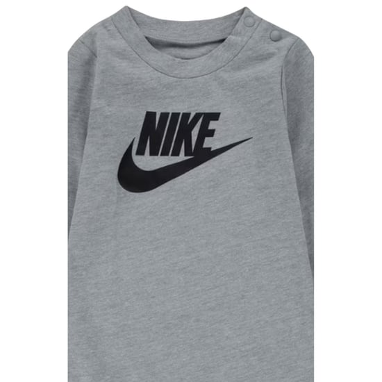 Nike Rompertje met logo en ronde hals voor baby’s (Grijs Heide Marl) - Image 2