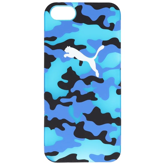 Puma Bytes Blue Camo iPhone 5 Hard Phone Case - Image 1
