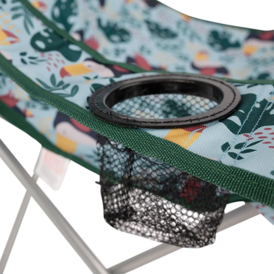Trespass Kinder/Kids Joejoe Tropical Leaves Campingstoel (Veelkleurig) - Image 3