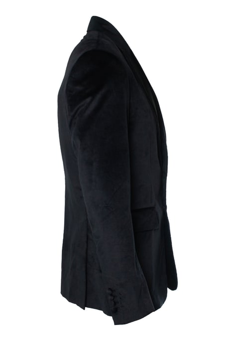 Amiri, zwarte fluwelen tuxedojack - Image 4