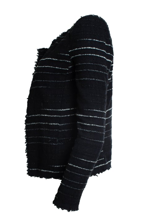 Isabel Marant Etoile, gestreepte blazer in zwart - Image 2