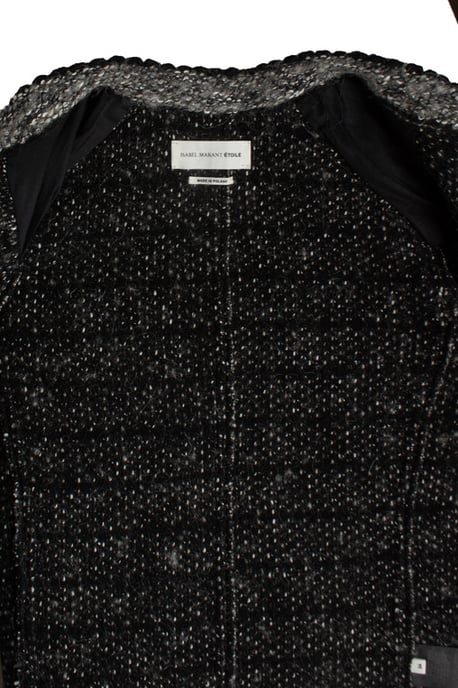 Isabel Marant Étoile, grå och svart tweedkavaj - Image 6
