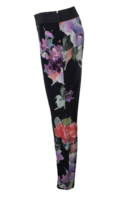 Dolce & Gabbana, blommig pantalon - Image 2