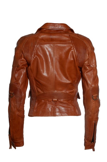 Dsquared2, leather jacket in cognac - Image 2