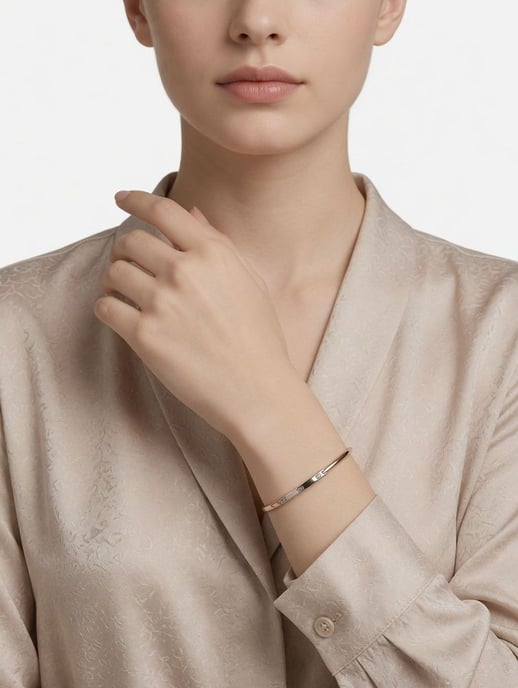 Pandora Armband Zilver/Rood Goud - Image 2