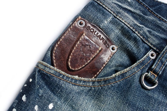 Dsquared2, blue jeans with scuffs and paint spots - Image 5