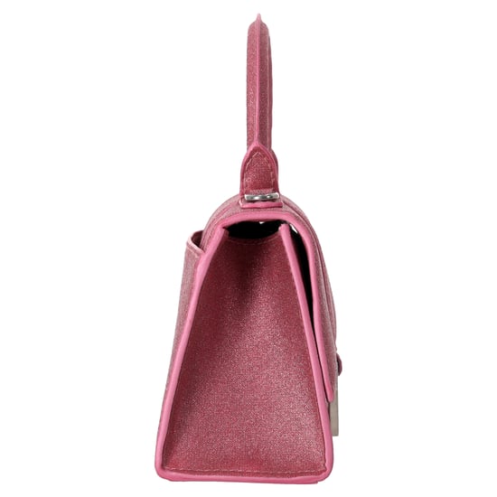 Balenciaga Hourglass XS Top Handle-väska i rosa glitter - Image 4
