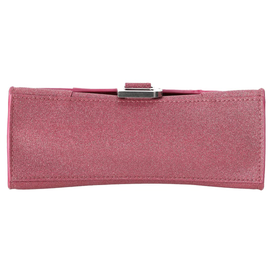 Balenciaga Hourglass XS Top Handle-väska i rosa glitter - Image 5