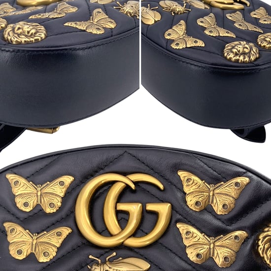 Gucci Leather Shoulder Bag GG Marmont - Image 4