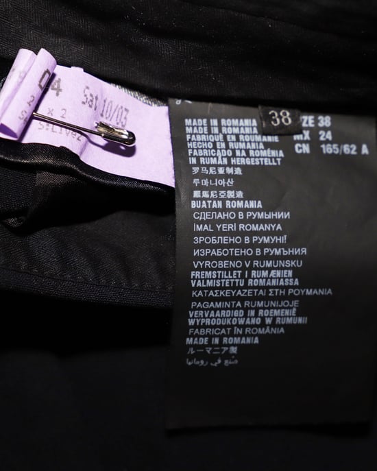 Prada raka byxor i svart polyester - Image 3