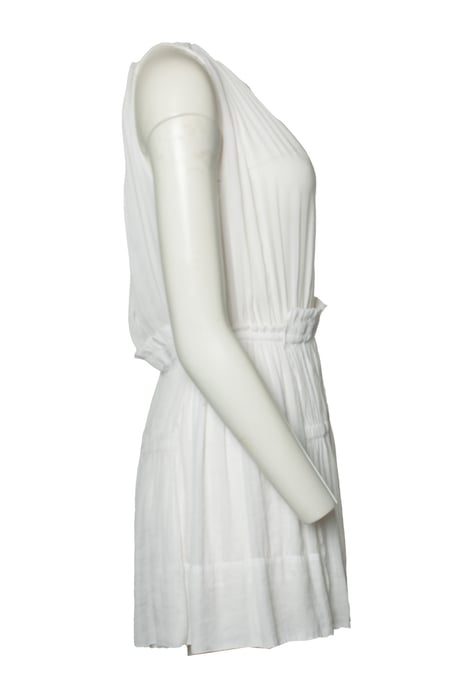 Isabel Marant, Witte transparante jurk met ruffles - Image 3