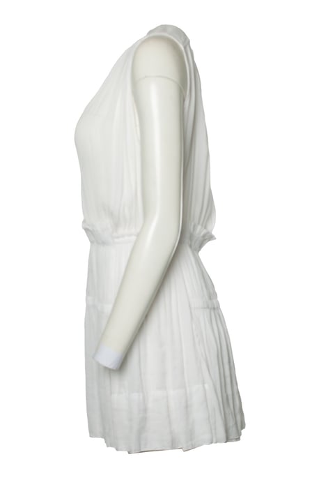 Isabel Marant, Witte transparante jurk met ruffles - Image 4