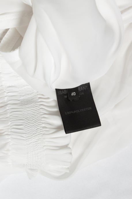 Isabel Marant, Witte transparante jurk met ruffles - Image 5