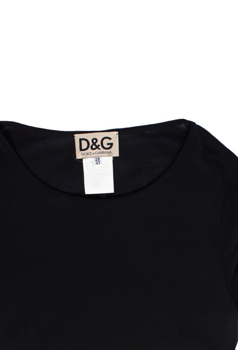 Dolce & Gabbana, svart stretchklänning - Image 5
