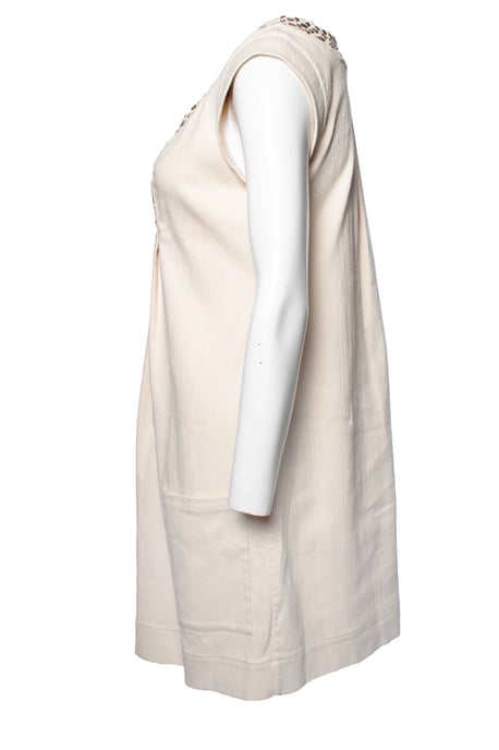 Diane von fustenberg, ärmlös beige klänning - Image 3
