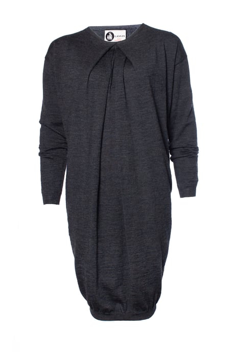 Lanvin, Grå ullklänning - Image 1