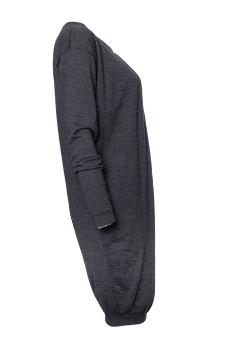 Lanvin, Grå ullklänning - Image 3