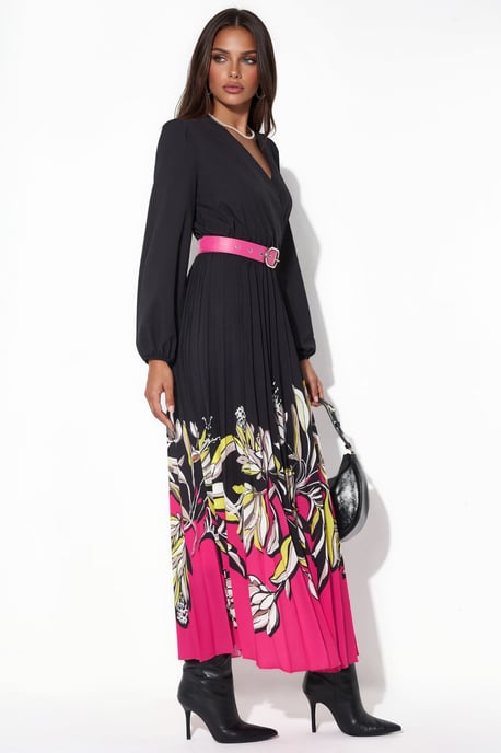 Bloemen Midi-jurk met Riem - Image 2