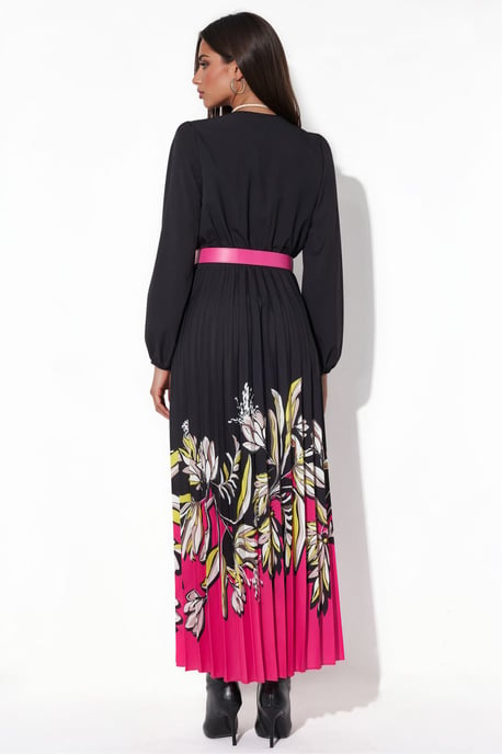 Bloemen Midi-jurk met Riem - Image 3