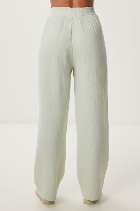 High Waist Wide Leg Two-Piece Co-ord Set with Shirt Collar - Image 6