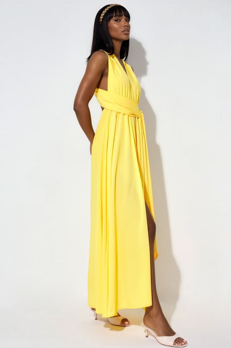 Aansluitende Maxi Dress Met Split - Image 2