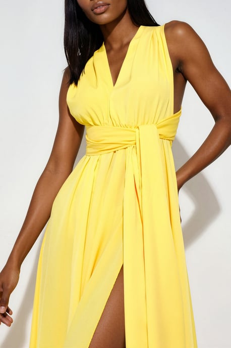 Aansluitende Maxi Dress Met Split - Image 4