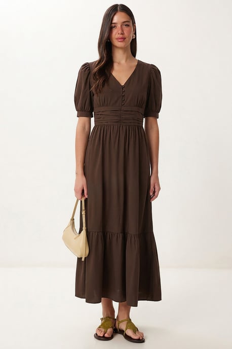 Dames Katoenen Poplin Maxi-jurk - Image 3