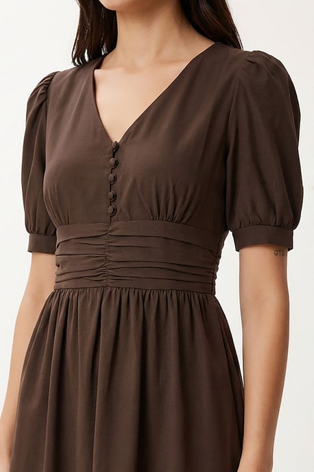 Dames Katoenen Poplin Maxi-jurk - Image 5