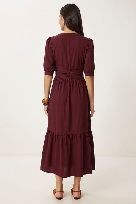 Dames Katoenmix Poplin Maxi Jurk - Image 5