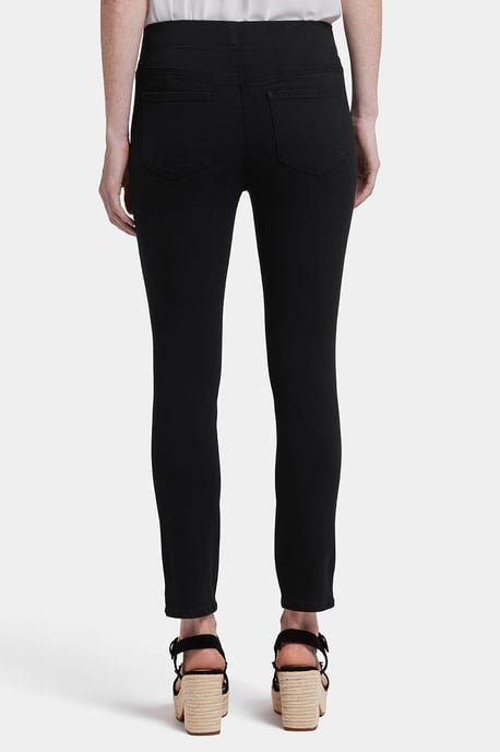 Ami Skinny Ankle Pull-On Jeans In Soft-Contour Denim™ With Side Slits - Image 2