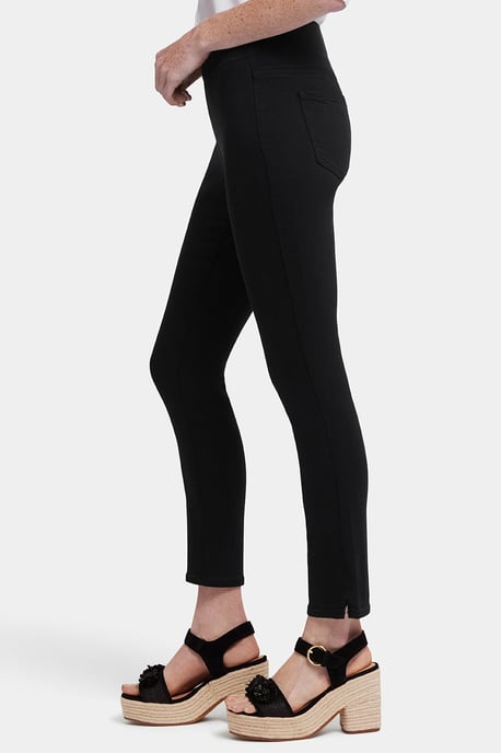 Ami Skinny Ankle Pull-On Jeans In Soft-Contour Denim™ With Side Slits - Image 3
