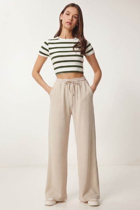 Women's Wide-leg Modal Joggers - Image 1