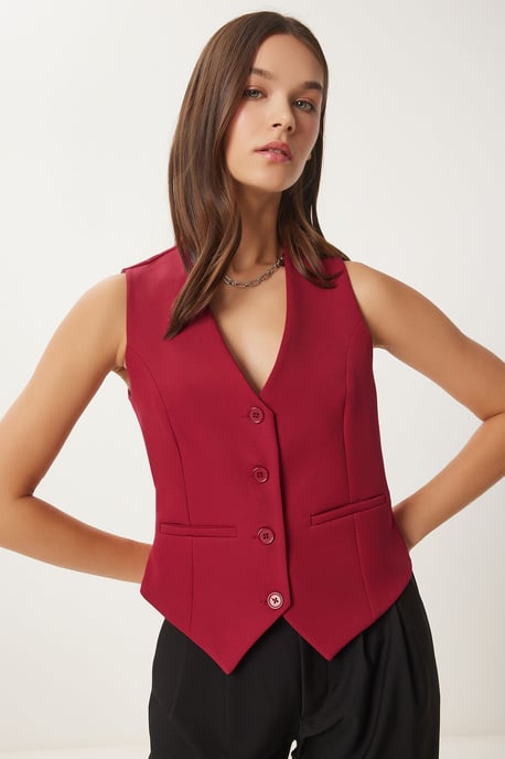Crop Knop Vest - Image 3